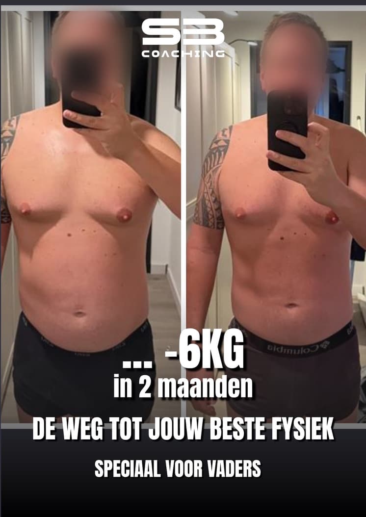 Voor-en-na transformatie 55 van een vader die afviel met coaching van Mannen met een Missie