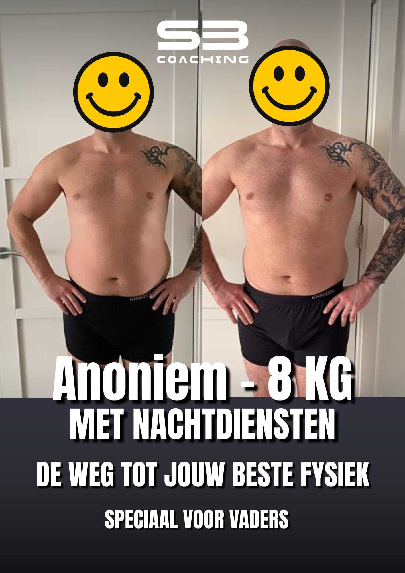 Voor-en-na transformatie 61 van een vader die afviel met coaching van Mannen met een Missie